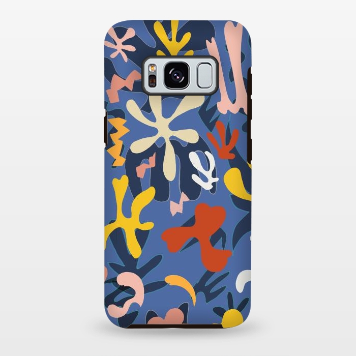 Galaxy S8 plus StrongFit Colorful Matisse inspired colorful pattern by Oana 