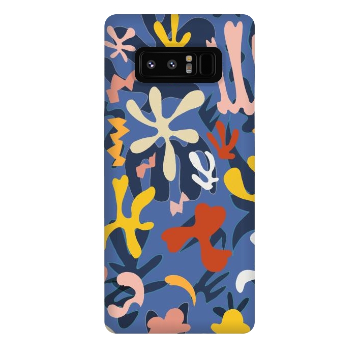 Galaxy Note 8 StrongFit Colorful Matisse inspired colorful pattern by Oana 