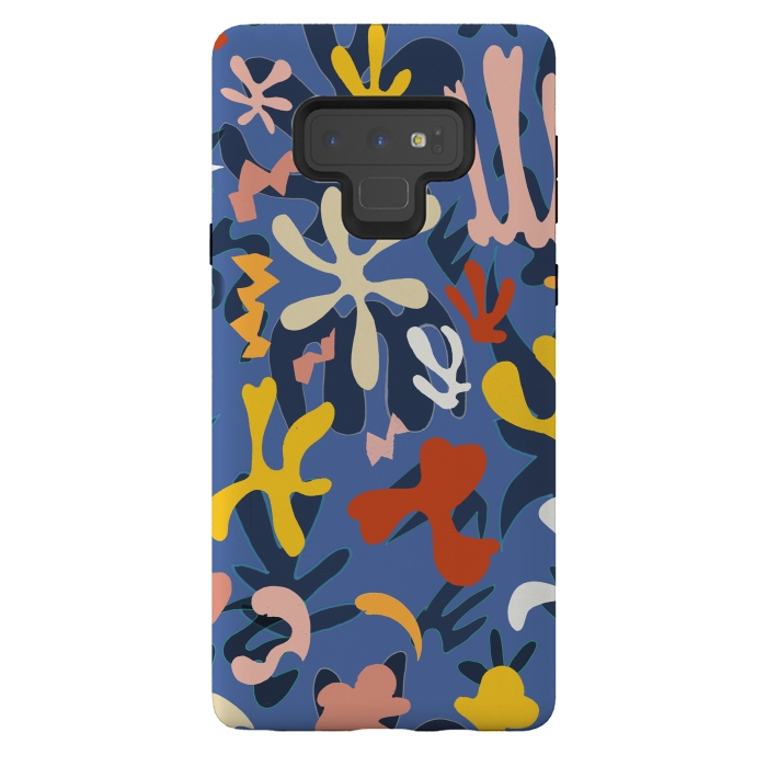 Galaxy Note 9 StrongFit Colorful Matisse inspired colorful pattern by Oana 