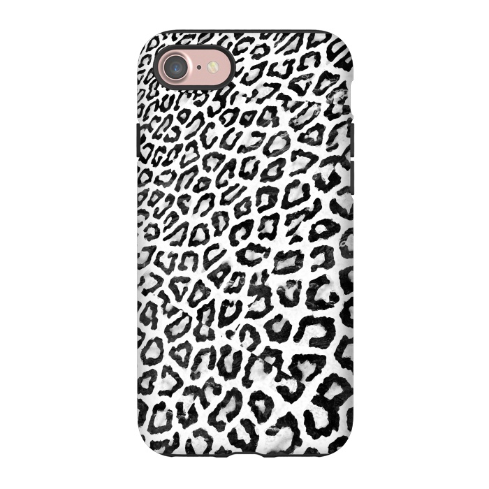 iPhone 7 StrongFit Leopard print perspective effect by Oana 