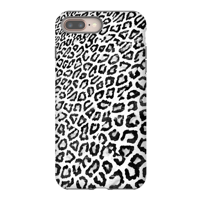iPhone 7 plus StrongFit Leopard print perspective effect by Oana 