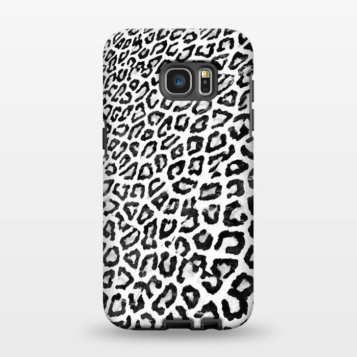 Galaxy S7 EDGE StrongFit Leopard print perspective effect by Oana 