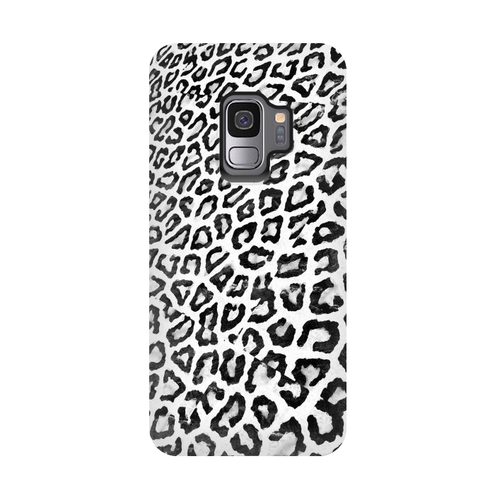 Galaxy S9 StrongFit Leopard print perspective effect by Oana 