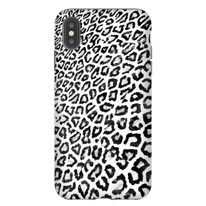 iPhone Xs Max StrongFit Leopard print perspective effect by Oana 