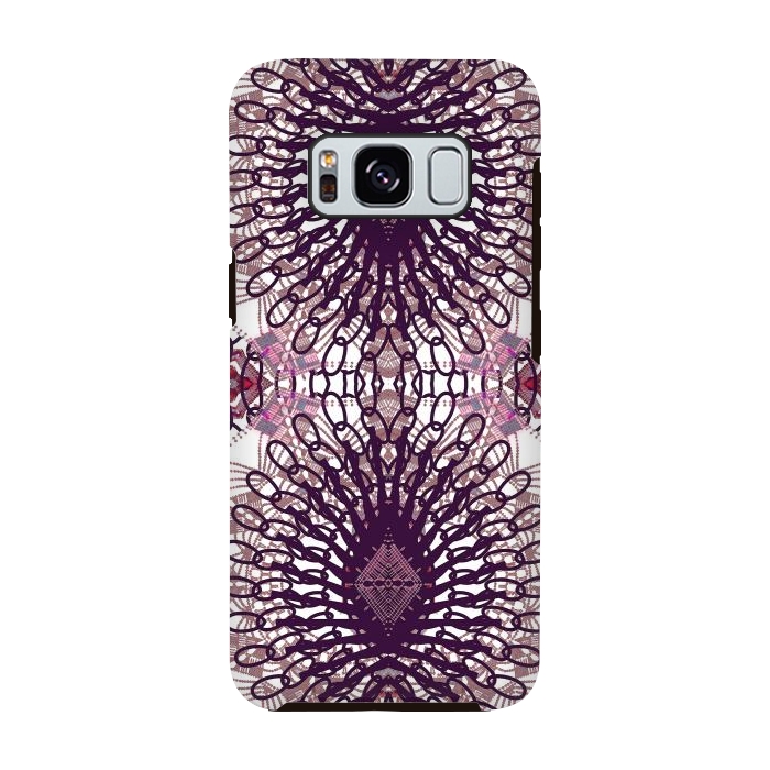 Galaxy S8 StrongFit Ethnic lace and embroidery mandalas by Oana 