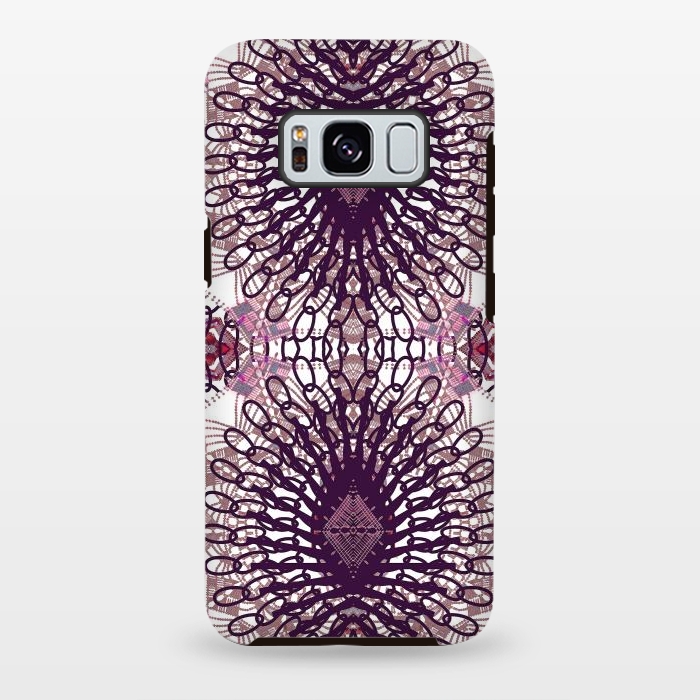 Galaxy S8 plus StrongFit Ethnic lace and embroidery mandalas by Oana 