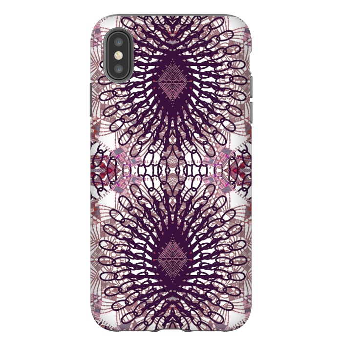iPhone Xs Max StrongFit Ethnic lace and embroidery mandalas by Oana 