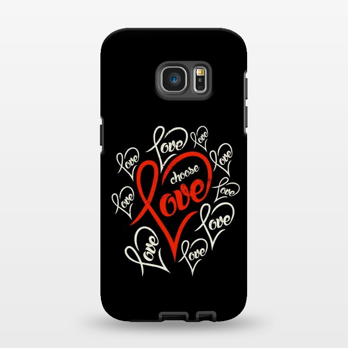 Galaxy S7 EDGE StrongFit choose love by TMSarts