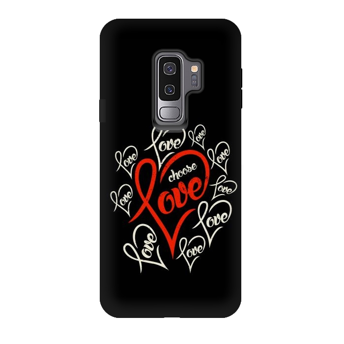 Galaxy S9 plus StrongFit choose love by TMSarts