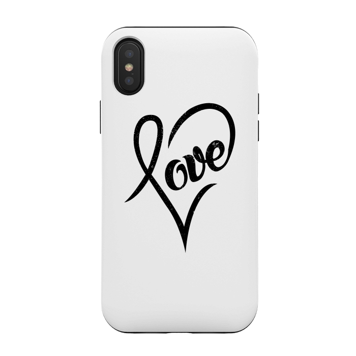iPhone Xs / X StrongFit valentine love by TMSarts