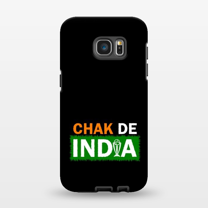 Galaxy S7 EDGE StrongFit cricket chak de india by TMSarts