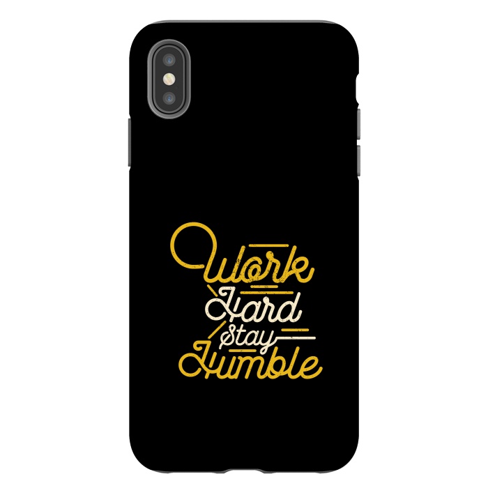 iPhone Xs Max StrongFit work hard stay humble  by TMSarts
