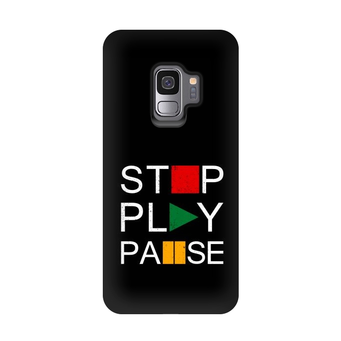 Galaxy S9 StrongFit stop play pause by TMSarts