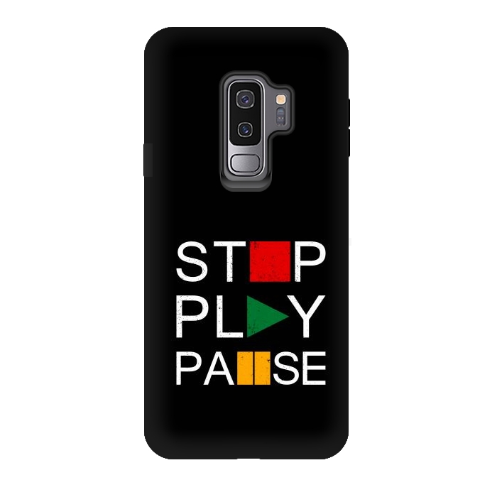 Galaxy S9 plus StrongFit stop play pause by TMSarts
