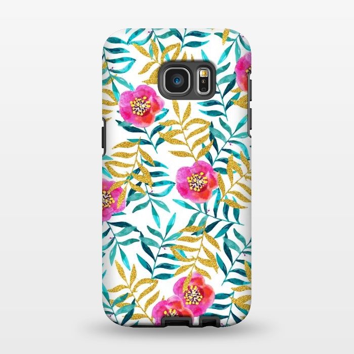 Galaxy S7 EDGE StrongFit Floral Sweetness by Uma Prabhakar Gokhale