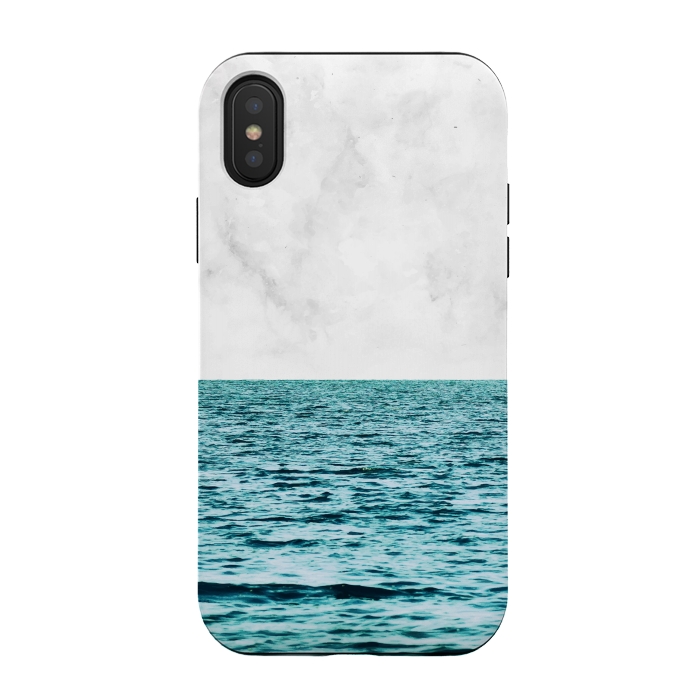 iPhone Xs / X StrongFit Ocean + Marble II by Uma Prabhakar Gokhale