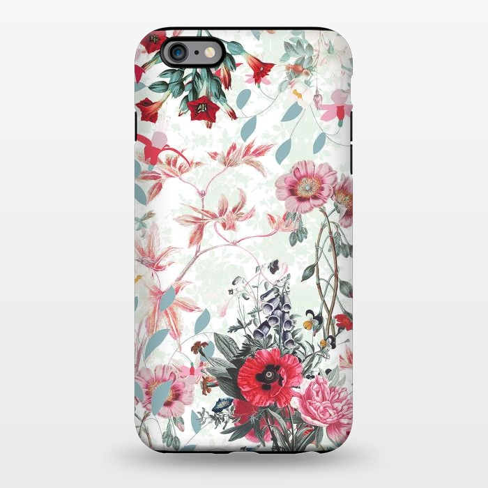 iPhone 6/6s plus StrongFit Pastel romantic botanical illustration by Oana 