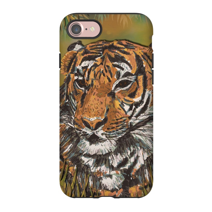 iPhone 7 StrongFit Tiger by Lotti Brown