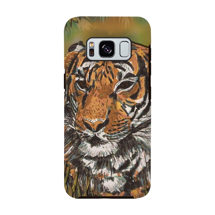 Galaxy S8 StrongFit Tiger by Lotti Brown