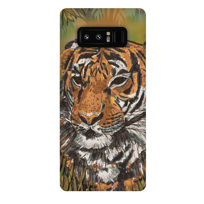 Galaxy Note 8 StrongFit Tiger by Lotti Brown