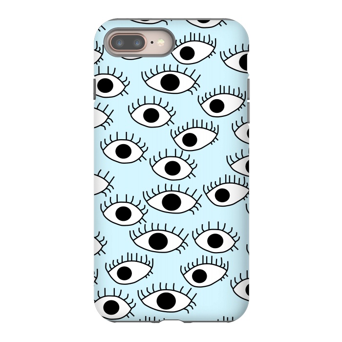 iPhone 7 plus StrongFit Cute and Creepy Eyes by Karolina