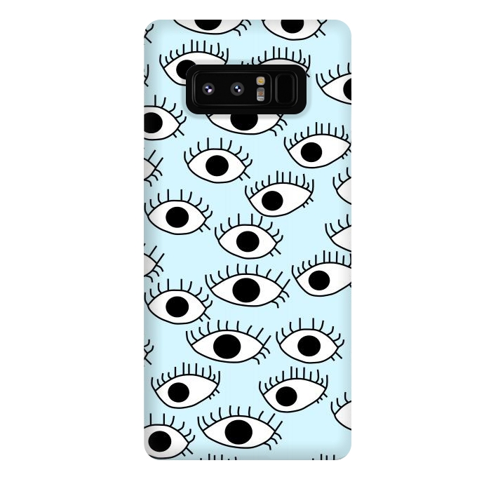 Galaxy Note 8 StrongFit Cute and Creepy Eyes by Karolina