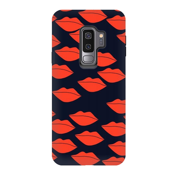 Galaxy S9 plus StrongFit Red Lips by Karolina