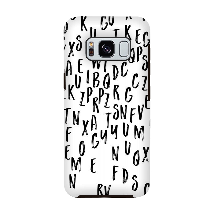 Galaxy S8 StrongFit Alphabet Letters by Karolina