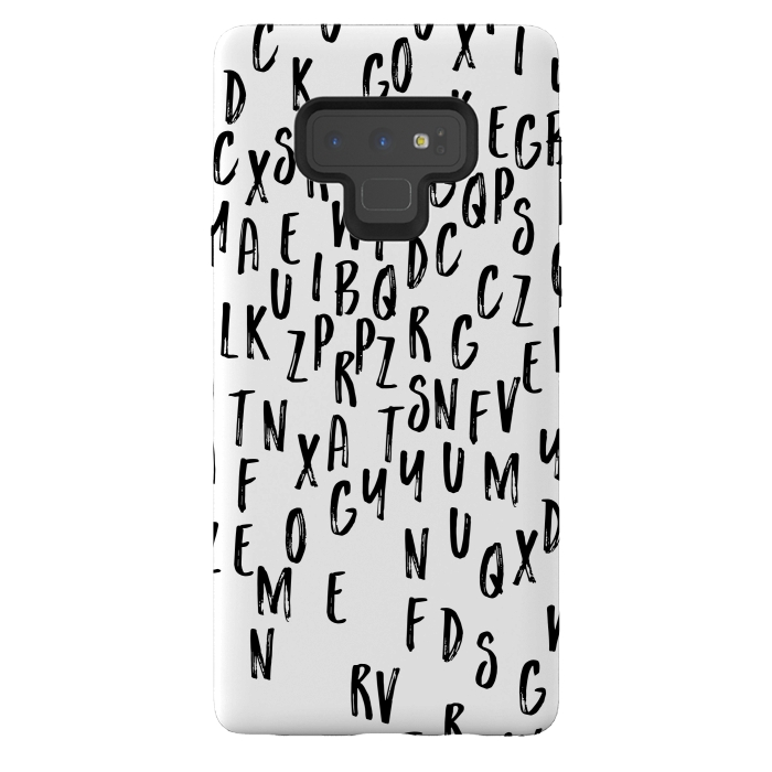 Galaxy Note 9 StrongFit Alphabet Letters by Karolina