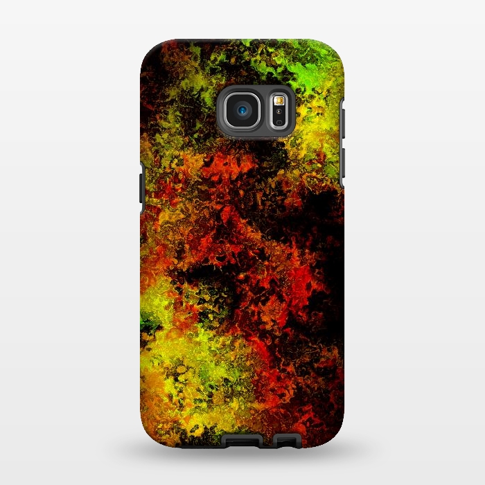 Galaxy S7 EDGE StrongFit Galaxy on Fire by Majoih