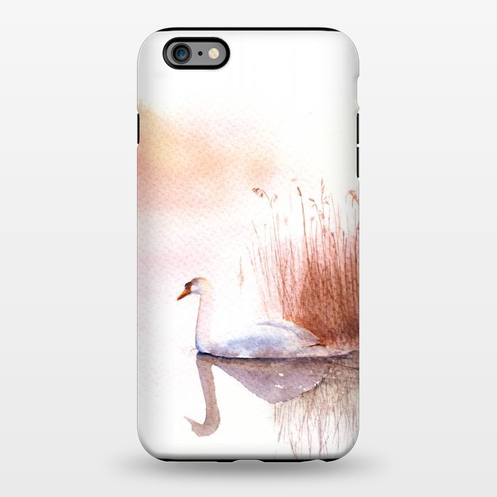 iPhone 6/6s plus StrongFit White Swan on the Lake by Elena Terzi