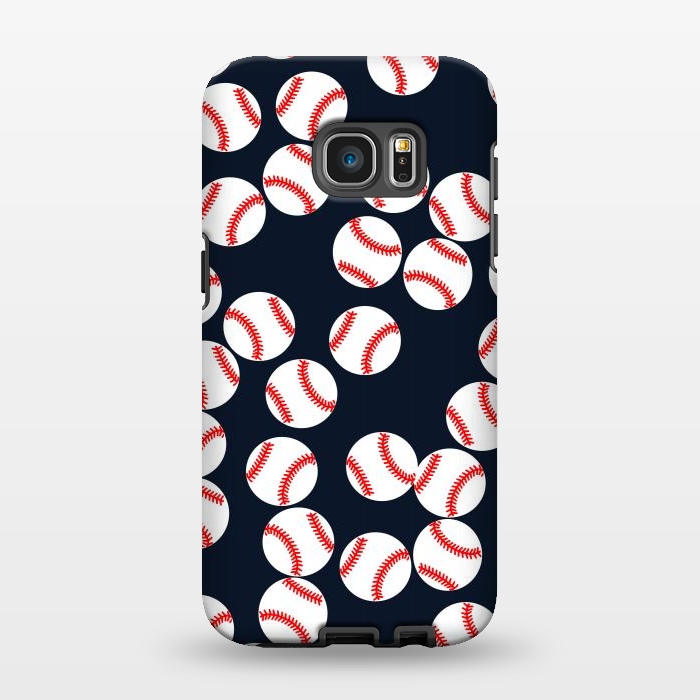 Galaxy S7 EDGE StrongFit Cute Baseball Print by Karolina
