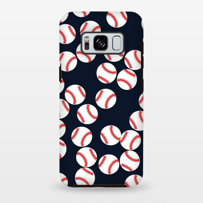 Galaxy S8 plus StrongFit Cute Baseball Print by Karolina