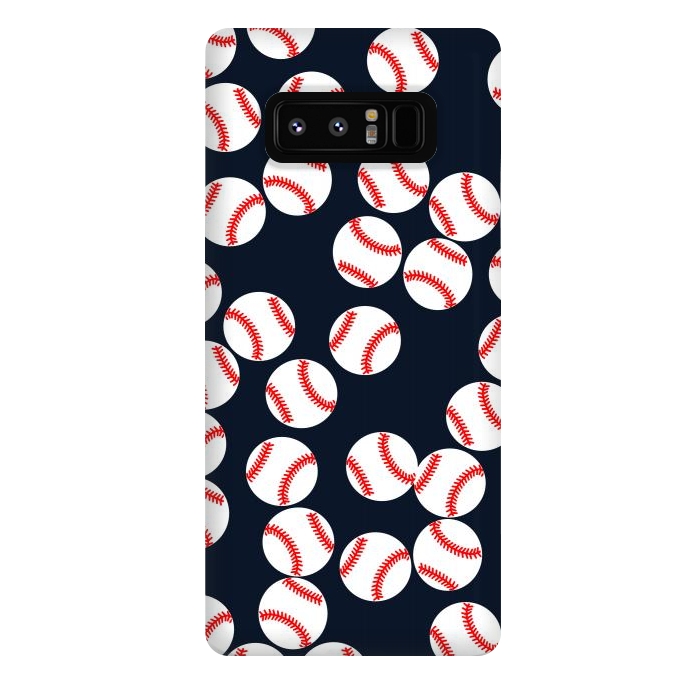 Galaxy Note 8 StrongFit Cute Baseball Print by Karolina