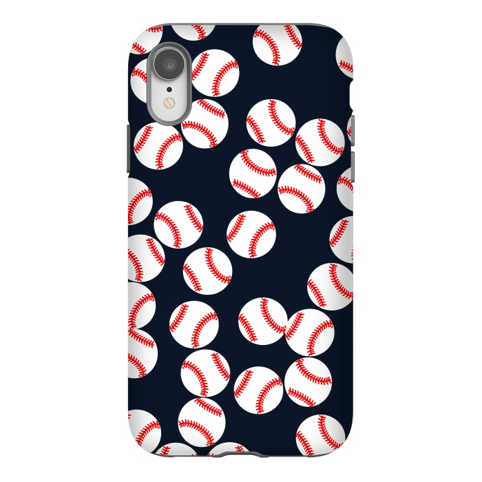 iPhone Xr StrongFit Cute Baseball Print by Karolina