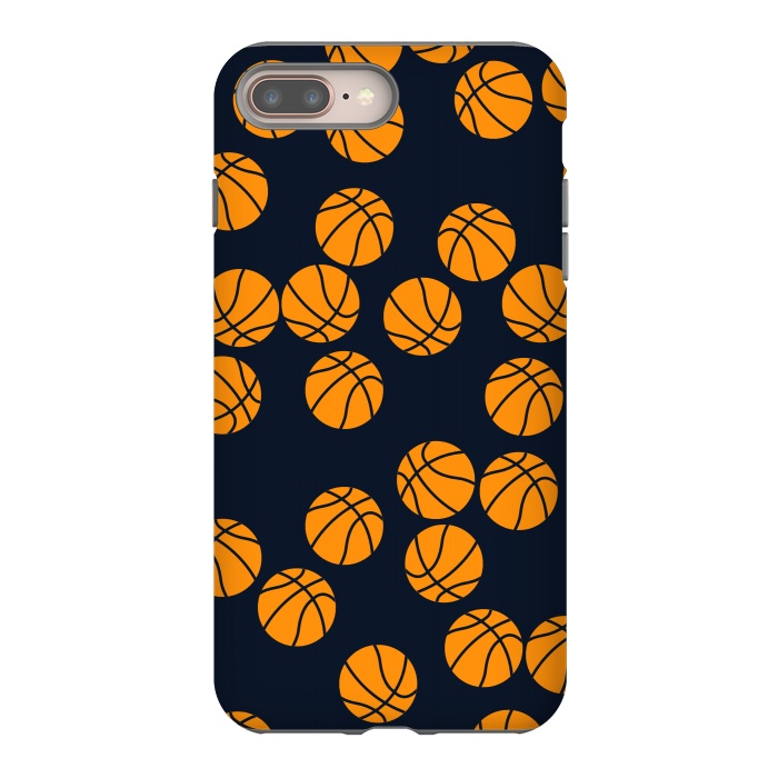 iPhone 7 plus StrongFit Cute Basketball Print by Karolina