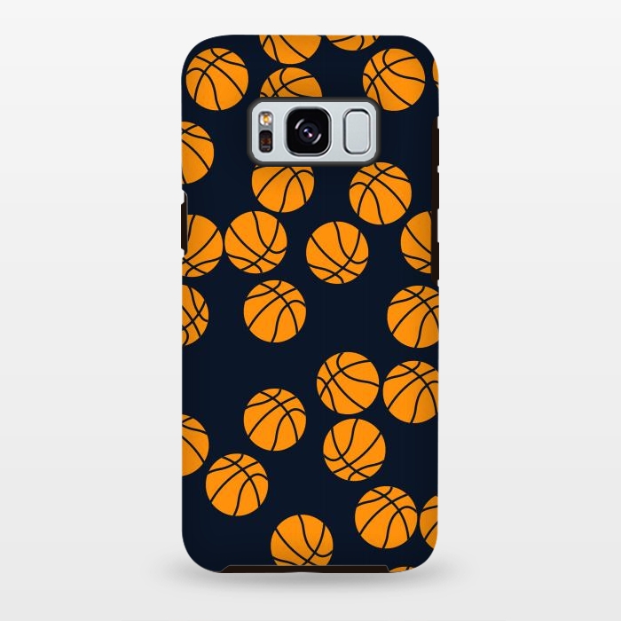 Galaxy S8 plus StrongFit Cute Basketball Print by Karolina