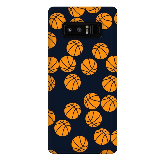 Galaxy Note 8 StrongFit Cute Basketball Print by Karolina