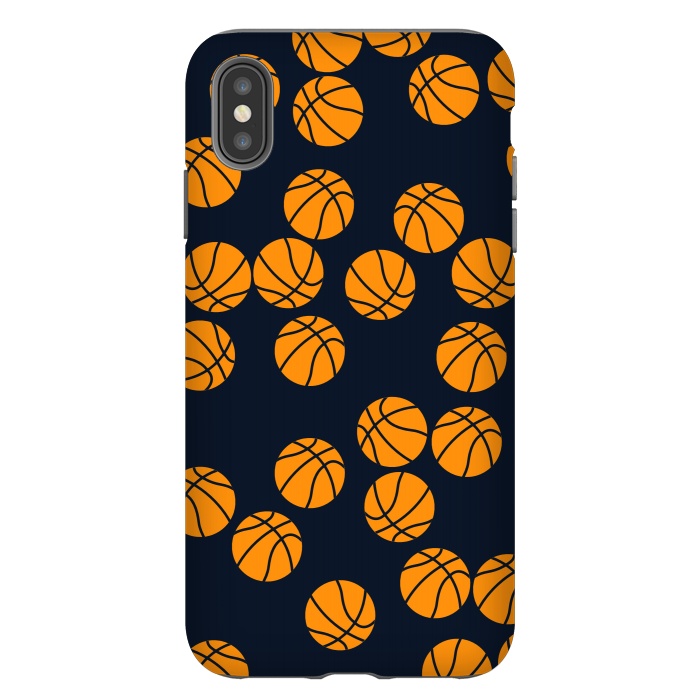 iPhone Xs Max StrongFit Cute Basketball Print by Karolina
