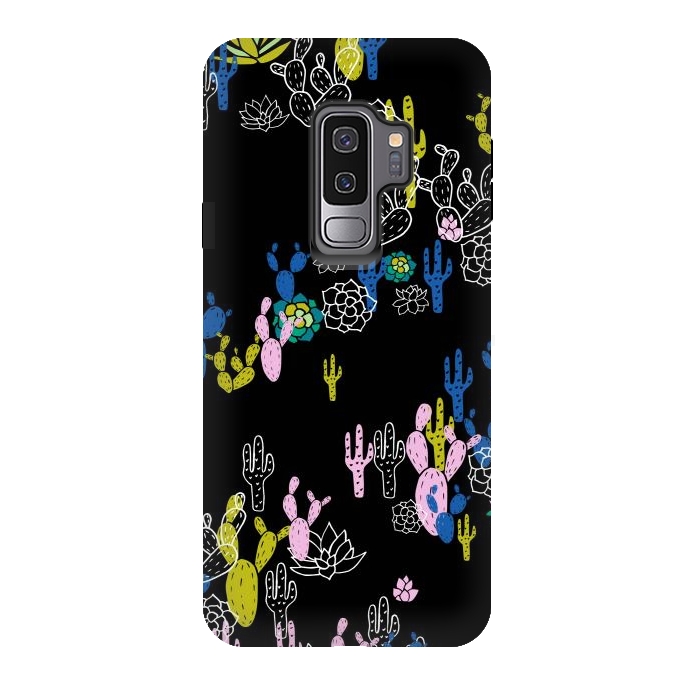 Galaxy S9 plus StrongFit Cactus and Succulent by Karolina