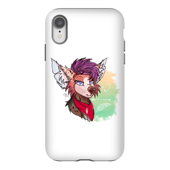 iPhone Xr StrongFit Furry Punk by Chiterra