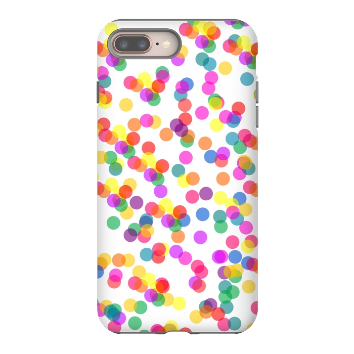 iPhone 7 plus StrongFit Colorful Confetti by Karolina
