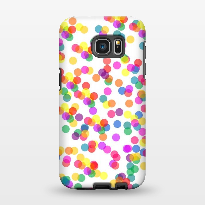 Galaxy S7 EDGE StrongFit Colorful Confetti by Karolina