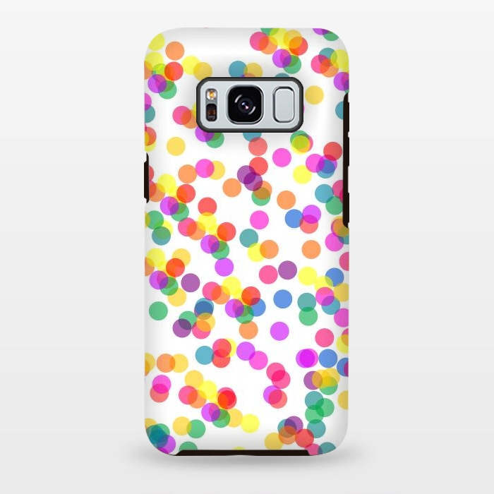 Galaxy S8 plus StrongFit Colorful Confetti by Karolina