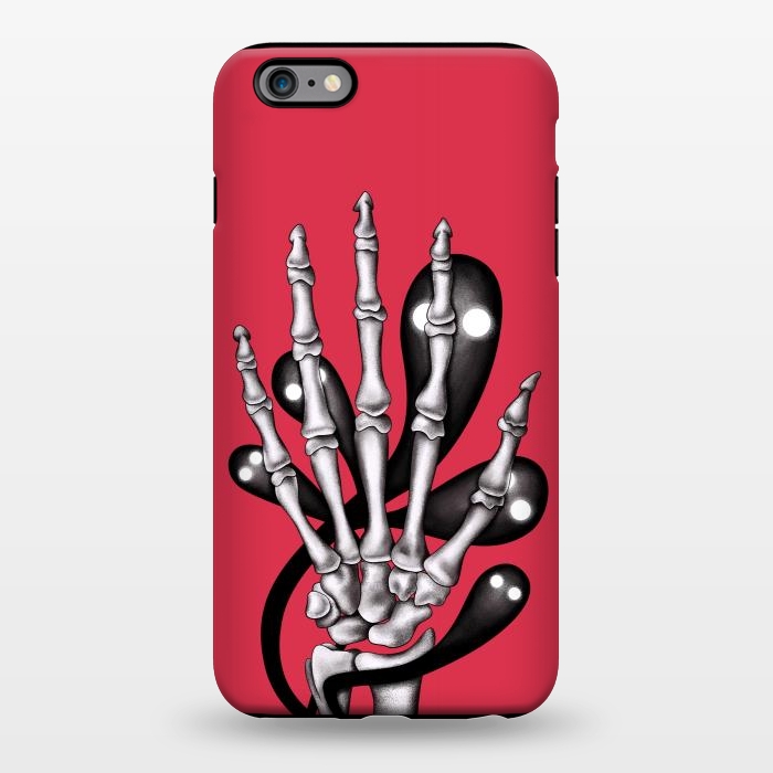 iPhone 6/6s plus StrongFit Skeleton Hand With Creepy Ghosts Gothic by Boriana Giormova