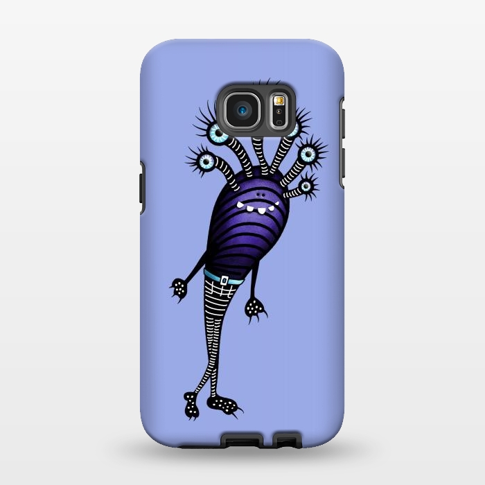 Galaxy S7 EDGE StrongFit Funny Monster Cartoon Creature Dressed Up by Boriana Giormova
