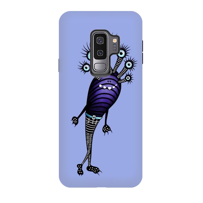 Galaxy S9 plus StrongFit Funny Monster Cartoon Creature Dressed Up by Boriana Giormova
