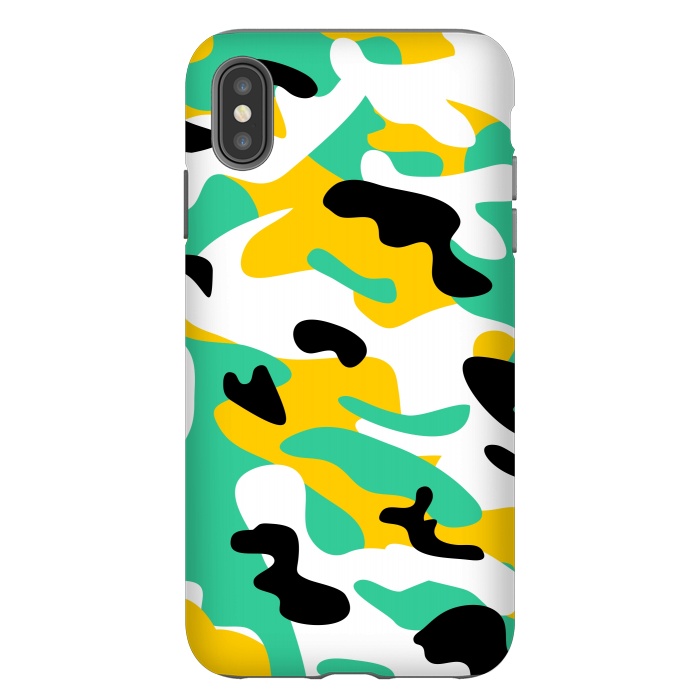 iPhone Xs Max StrongFit Camouflage by Dhruv Narelia