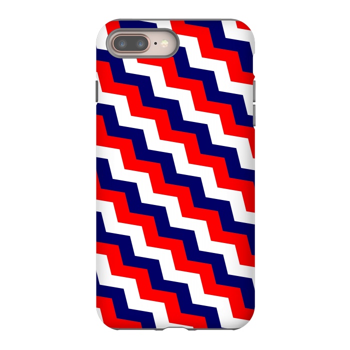 iPhone 7 plus StrongFit Chevron colorful by Dhruv Narelia