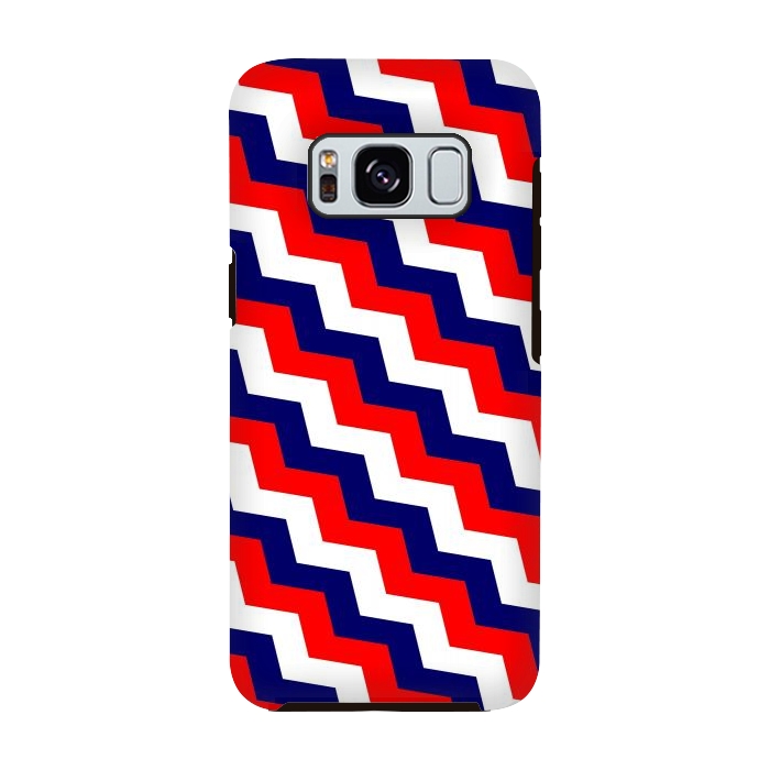 Galaxy S8 StrongFit Chevron colorful by Dhruv Narelia